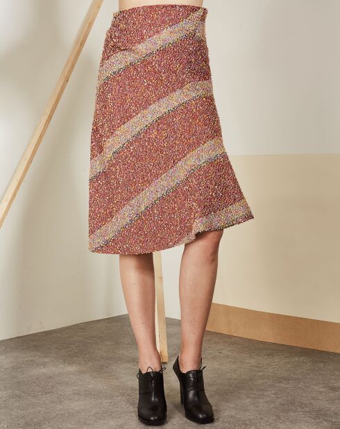 Jupe en jacquard Sabbia multicolore