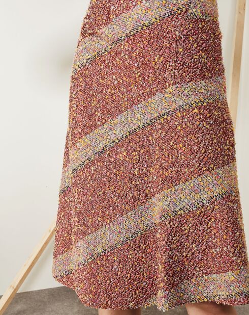 Jupe en jacquard Sabbia multicolore