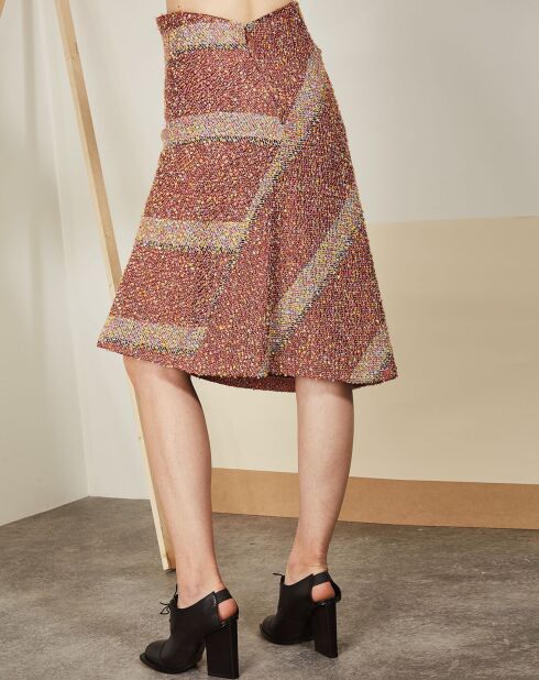 Jupe en jacquard Sabbia multicolore
