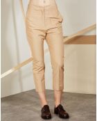 Pantalon 100% Soie Attila beige