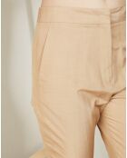 Pantalon 100% Soie Attila beige