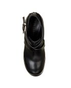 Bottines en Cuir noires - Talon 13 cm