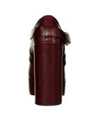 Bottines en Cuir bordeaux - Talon 13 cm