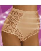 Culotte taille haute Eleganta beige