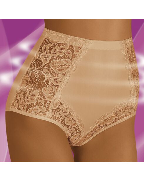 Culotte taille haute Eleganta beige