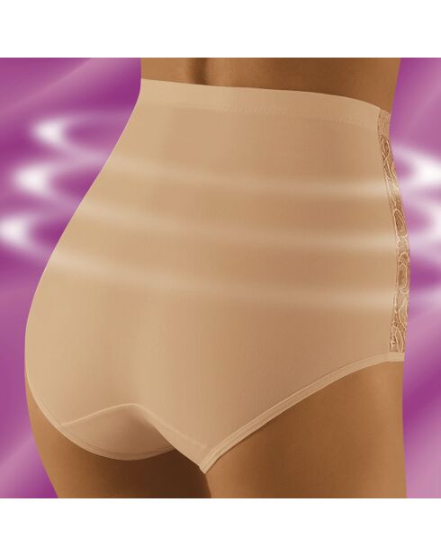 Culotte taille haute Eleganta beige