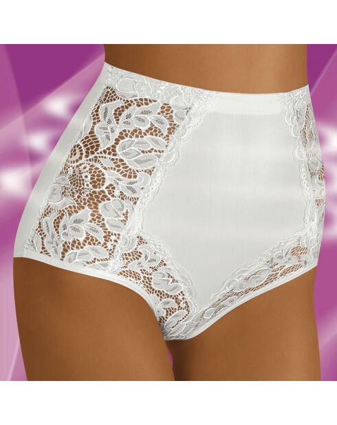 Culotte taille haute Eleganta blanche