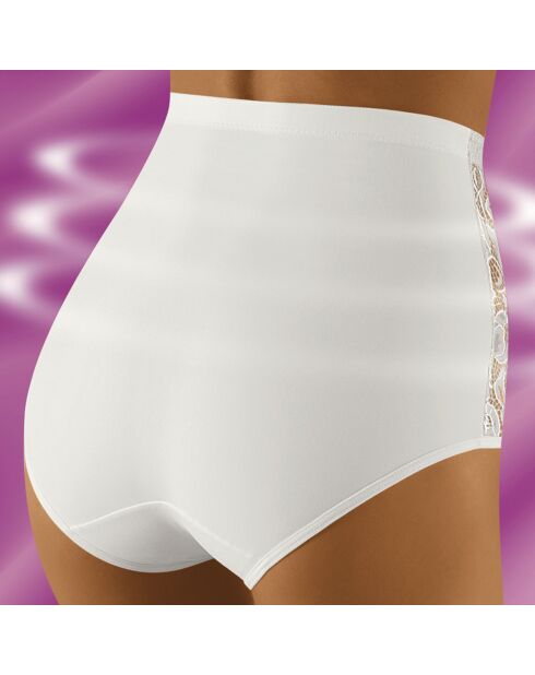 Culotte taille haute Eleganta blanche