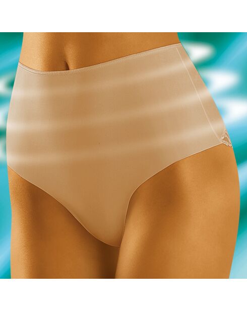 Beiges Höschen mit hoher Taille von Promessa