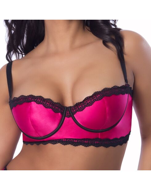 Soutien-Gorge Peneloppe rose/noir