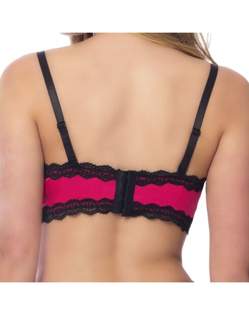 Soutien-Gorge Peneloppe rose/noir