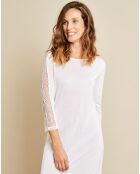 Chemise de Nuit Julie blanche