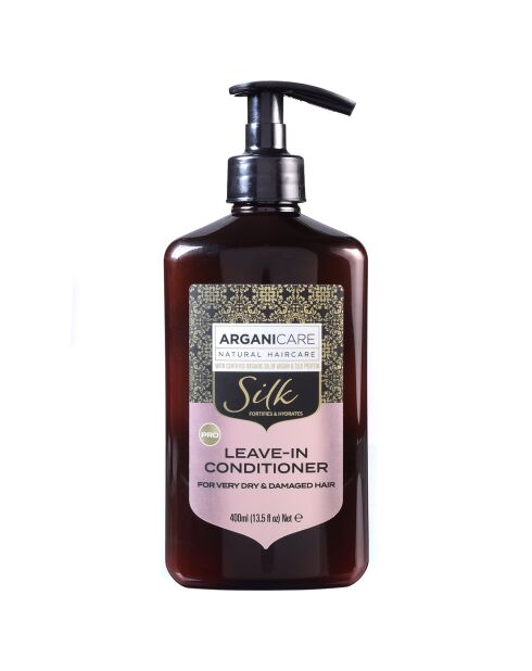 Soin sans rinçage à la Protéine de Soie cheveux secs et ternes - 400 ml