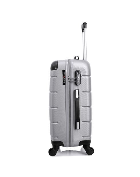 Valise Cabine 4 roues Ottawa 49 cm argentée