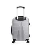 Valise Cabine 4 roues Ottawa 49 cm argentée