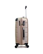 Valise Cabine 4 roues Ottawa 49 cm dorée