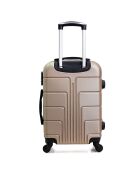 Valise Cabine 4 roues Ottawa 49 cm dorée