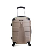 Valise Cabine 4 roues Ottawa 49 cm dorée