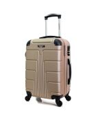 Valise Cabine 4 roues Ottawa 49 cm dorée