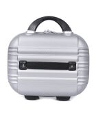 3 Koffer & Waschtisch 4 Einzelräder Lima-C 70/60/49/30 cm silber