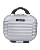 3 Koffer & Waschtisch 4 Einzelräder Lima-C 70/60/49/30 cm silber
