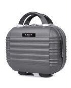 3 Koffer & Waschtisch 4 Rollen Lima-C 30/49/59/68 cm dunkelgrau