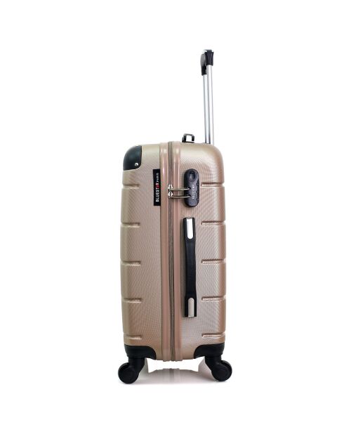 Mittelgroßer Reisekoffer Ottawa mit 4 Rädern, 59 cm, goldfarben