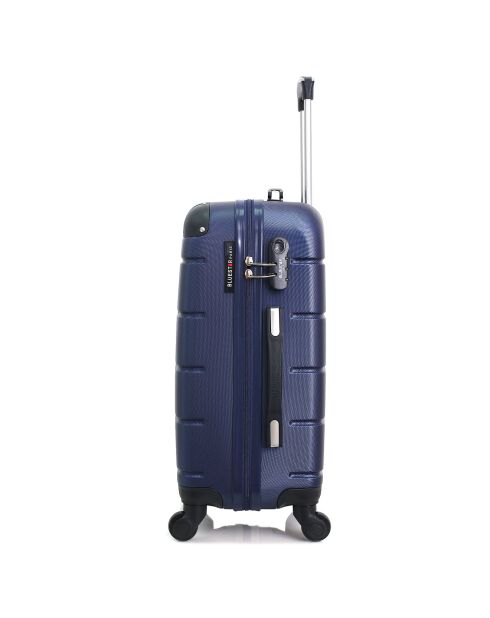 Ottawa Mittelgroßer Reisekoffer mit 4 Rädern, 59 cm, marineblau