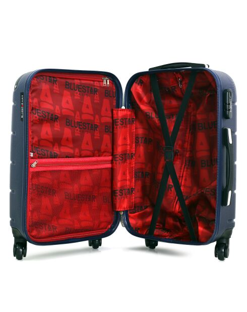 Ottawa Mittelgroßer Reisekoffer mit 4 Rädern, 59 cm, marineblau