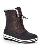 Boots outdoor fourrées Hugo marron