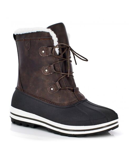 Boots outdoor fourrées Hugo marron