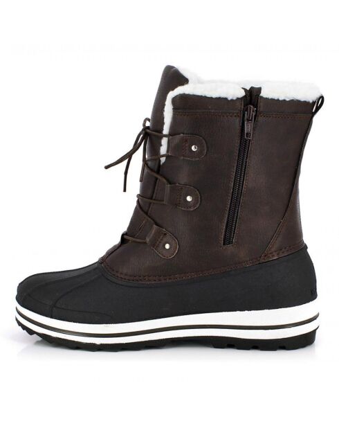 Boots outdoor fourrées Hugo marron