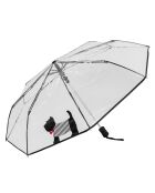 Parapluie Chien transparent/noir