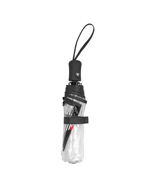 transparenter/schwarzer Hundeschirm