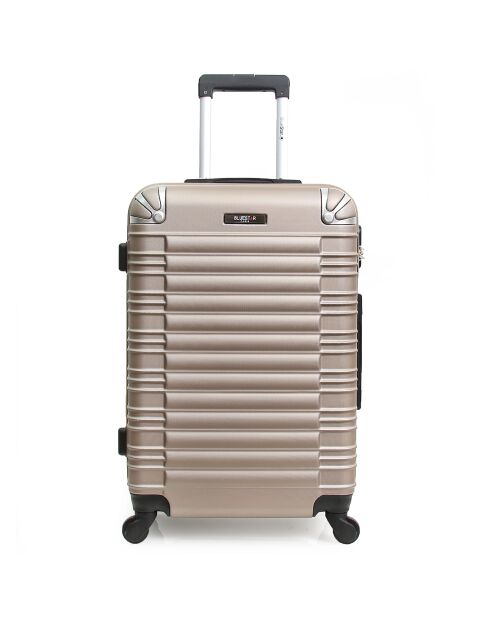 Lima Mittelgroßer Reisekoffer mit 4 Rädern, 60 cm, goldfarben