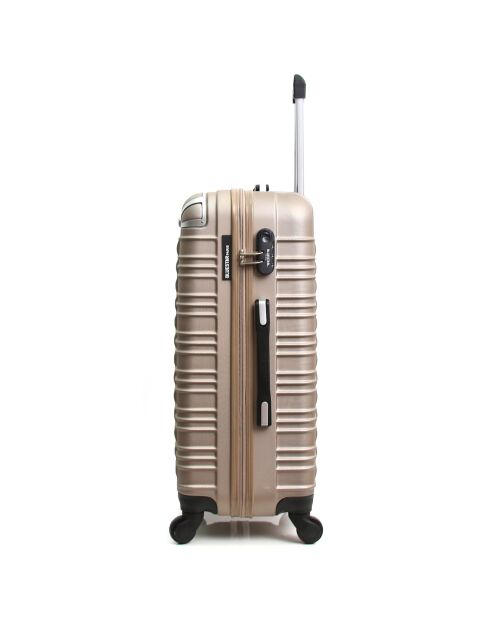 Lima Mittelgroßer Reisekoffer mit 4 Rädern, 60 cm, goldfarben