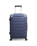 Valise Cabine 4 roues Lima 50 cm bleu marine