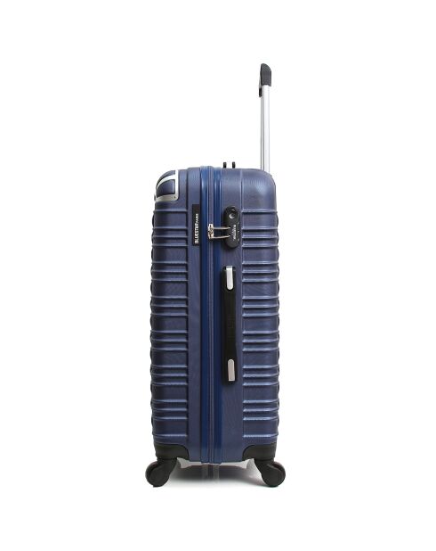 Valise Cabine 4 roues Lima 50 cm bleu marine