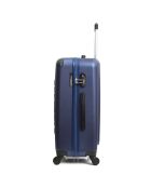 Bucharest Mittelklasse-Koffer mit 4 Rädern, 57 cm, marineblau