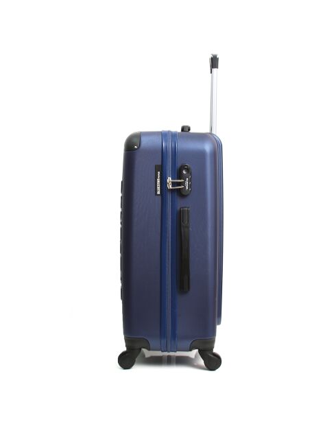 Bucharest Mittelklasse-Koffer mit 4 Rädern, 57 cm, marineblau