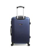 Bucharest Mittelklasse-Koffer mit 4 Rädern, 57 cm, marineblau