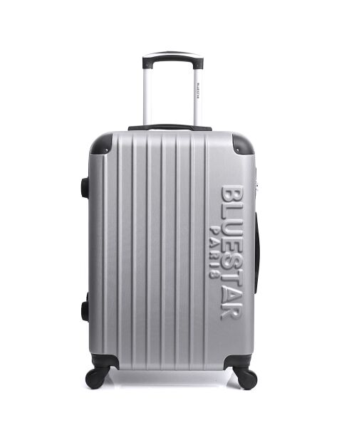 Bucharest Long Stay Koffer 4 Einzelräder 75 cm silber