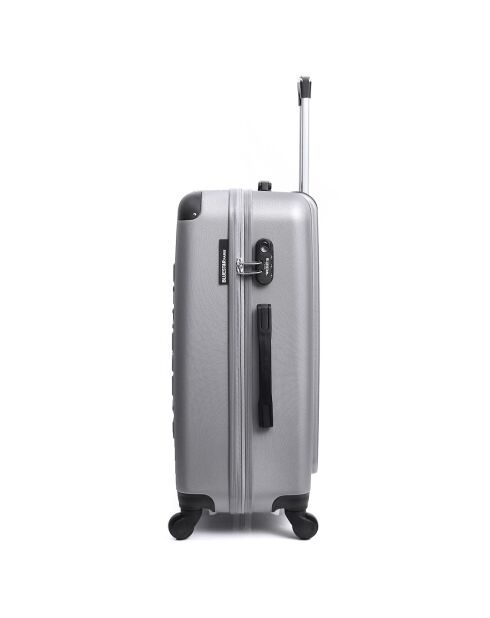 Bucharest Long Stay Koffer 4 Einzelräder 75 cm silber