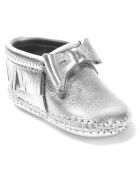 Chaussons en Cuir Rosie argentés