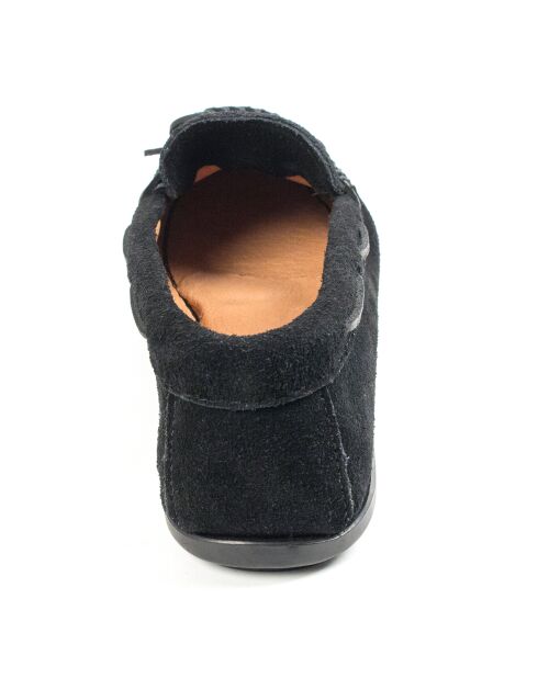 Mocassins en Velours de Cuir Classic Moc noirs