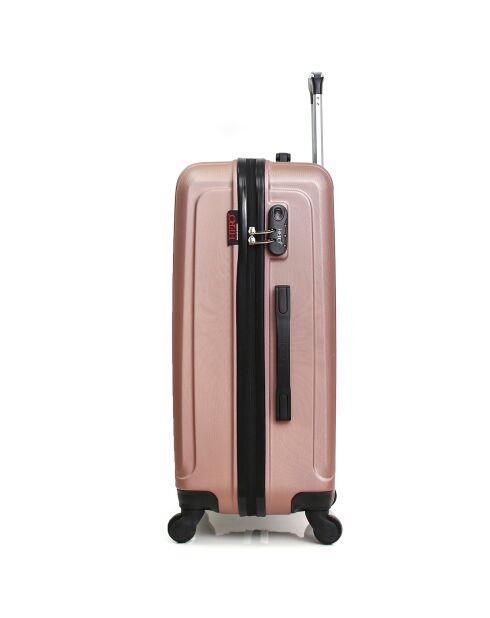 Taurus Langstay-koffer met 4 wielen 70 cm roségoud