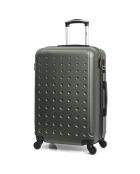 Valise Moyen Séjour 4 roues simples Taurus 60 cm vert kaki