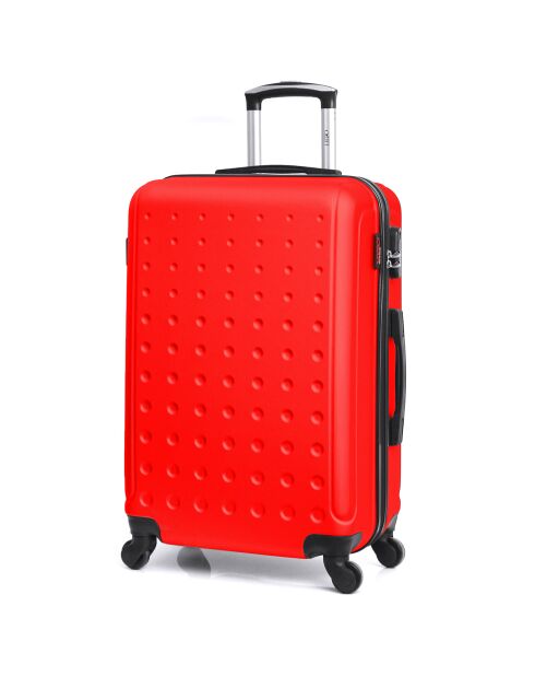 Taurus Langstay-koffer met 4 wielen 70 cm rood