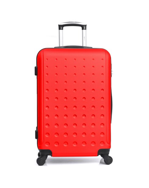 Valise Moyen Séjour 4 roues Taurus 60 cm rouge