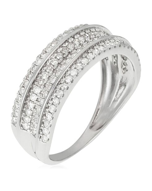 Bague Amour un jour, Amour toujours Or Blanc Diamants 0.57 ct